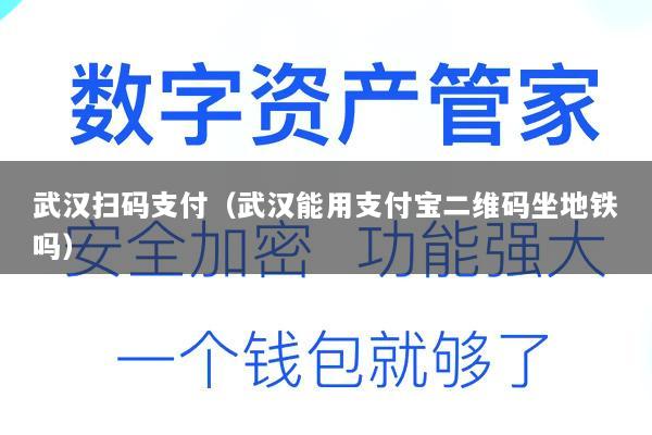 武汉扫码支付（武汉能用支付宝二维码坐地铁吗）